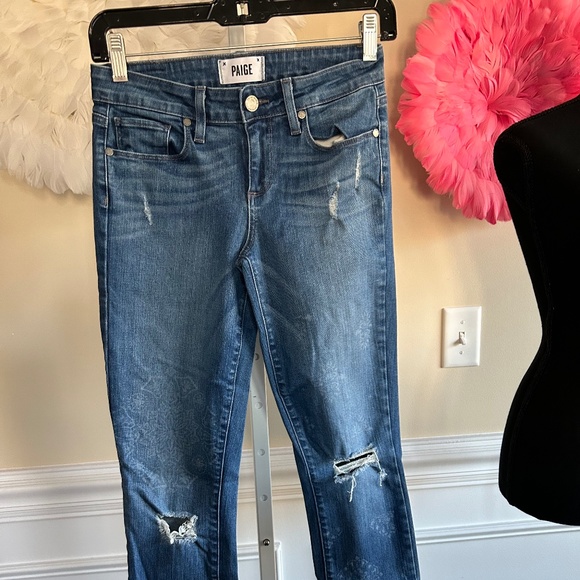 Paige Verdugo Distress Ultra Skinny Jeans Size 26 - Picture 8 of 8